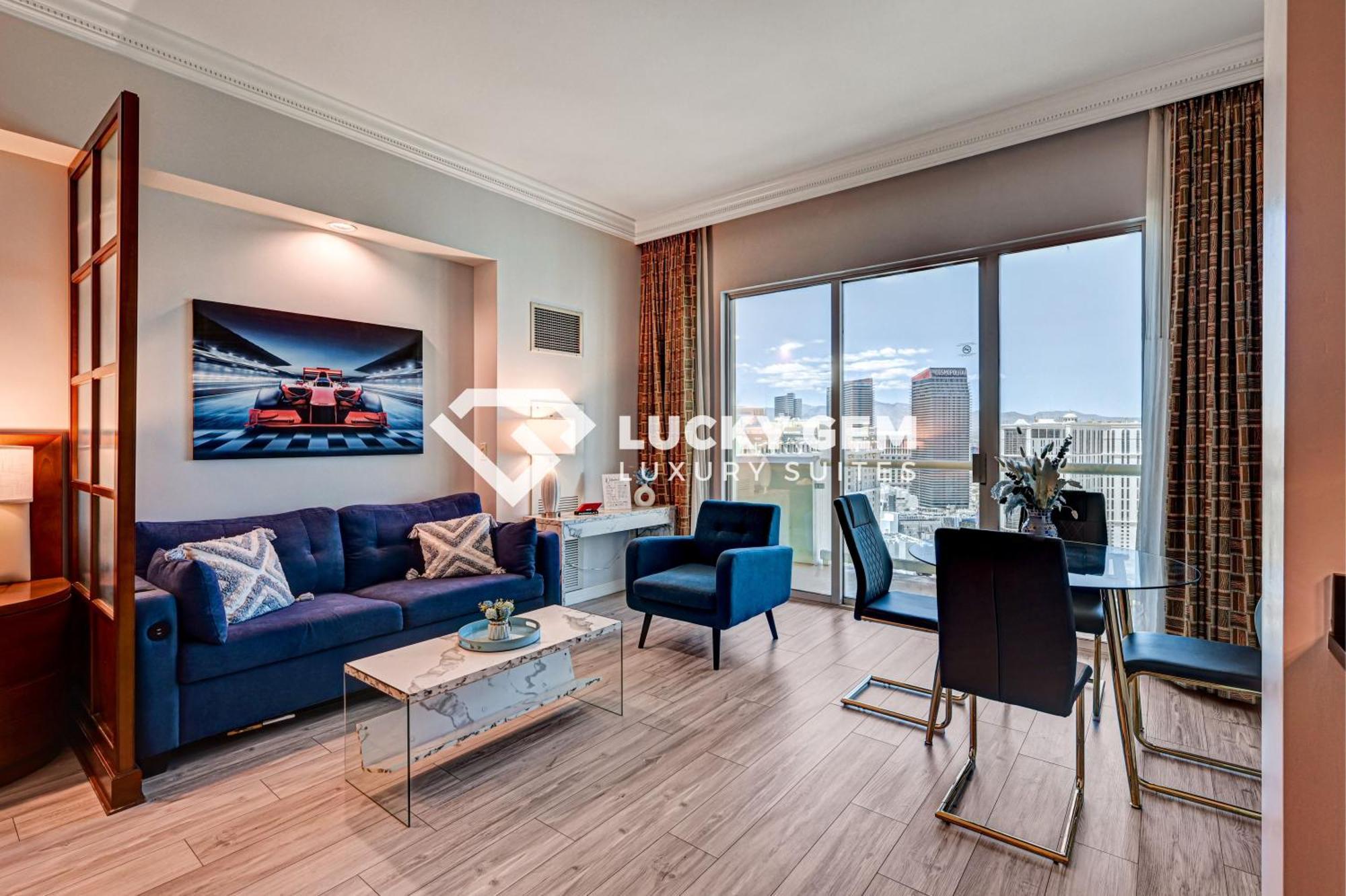 Lucky Gem Penthouse & Luxury Suites At Signature Resort, Balcony Strip View 3505 Las Vegas Exteriör bild