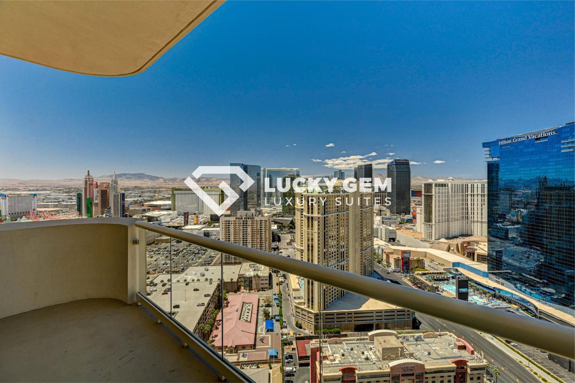Lucky Gem Penthouse & Luxury Suites At Signature Resort, Balcony Strip View 3505 Las Vegas Exteriör bild