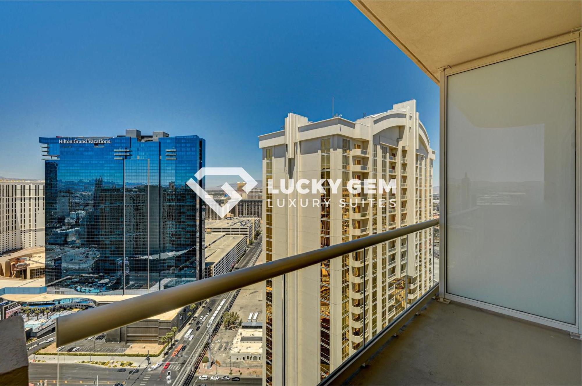 Lucky Gem Penthouse & Luxury Suites At Signature Resort, Balcony Strip View 3505 Las Vegas Exteriör bild