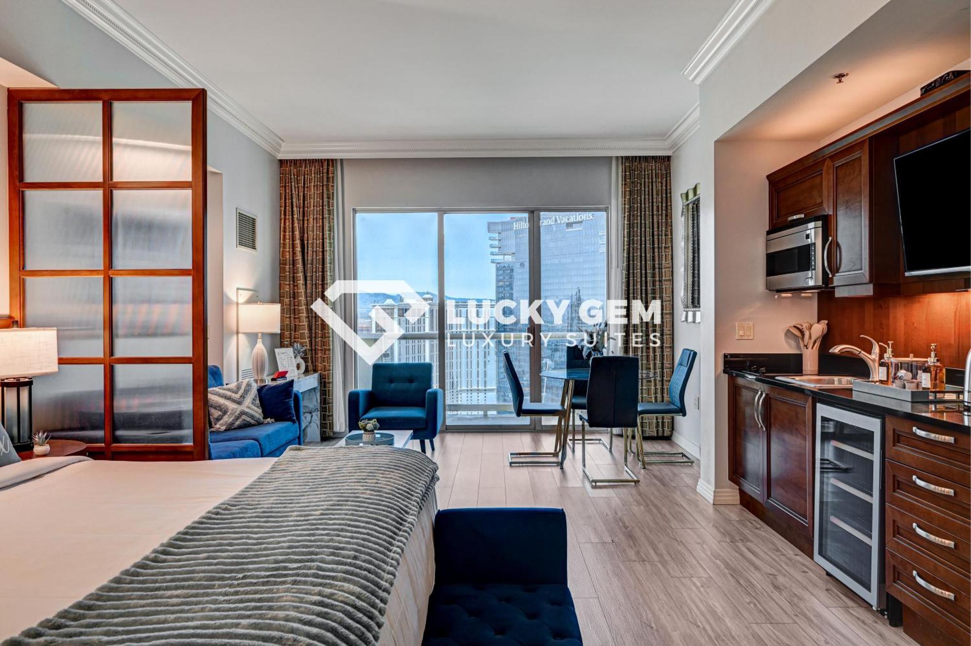 Lucky Gem Penthouse & Luxury Suites At Signature Resort, Balcony Strip View 3505 Las Vegas Exteriör bild