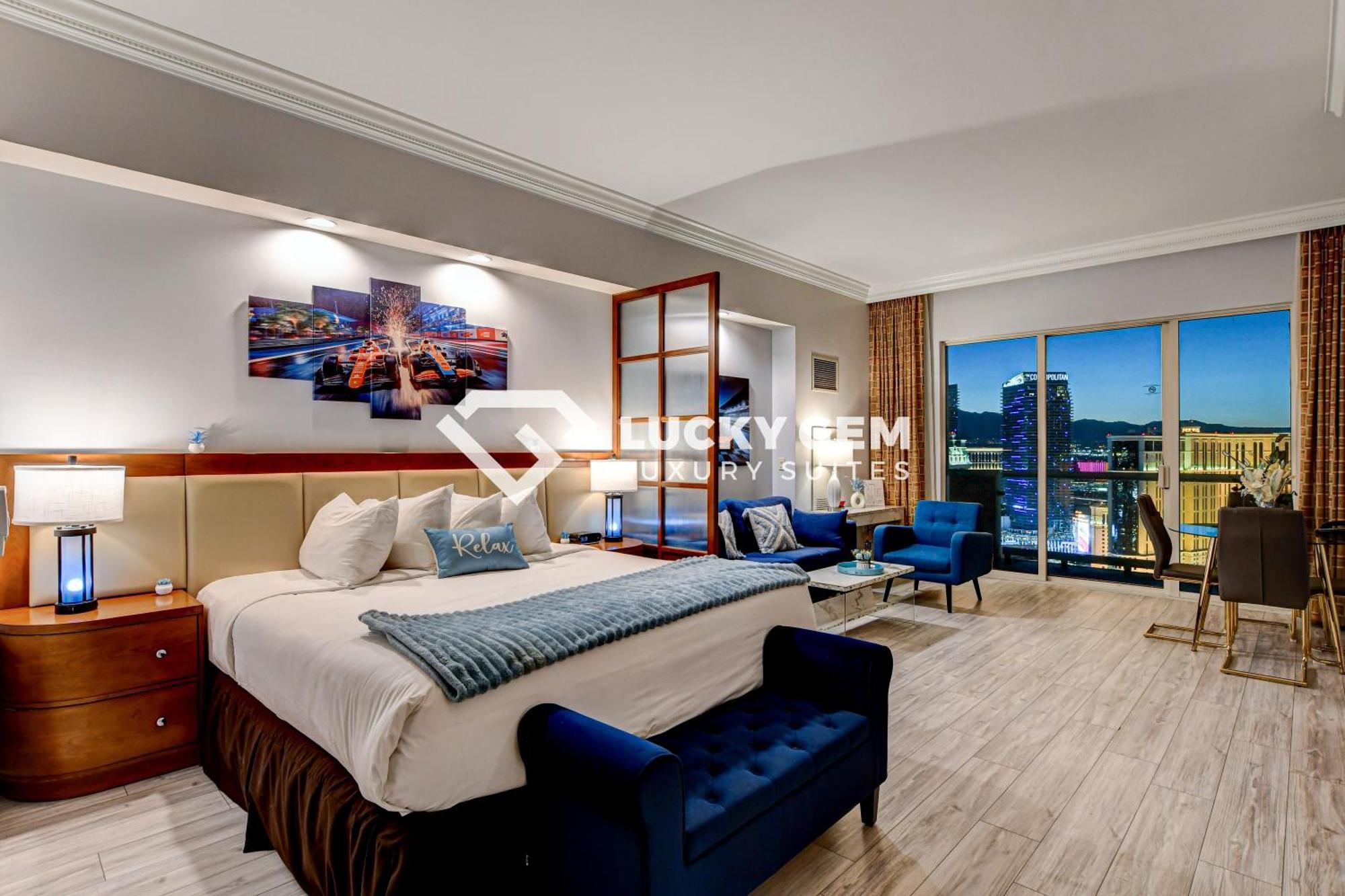 Lucky Gem Penthouse & Luxury Suites At Signature Resort, Balcony Strip View 3505 Las Vegas Exteriör bild