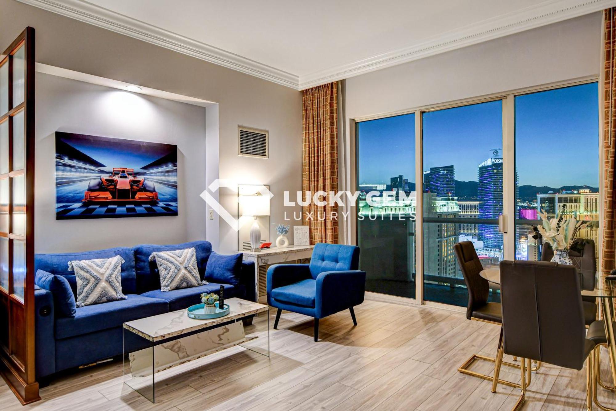 Lucky Gem Penthouse & Luxury Suites At Signature Resort, Balcony Strip View 3505 Las Vegas Exteriör bild