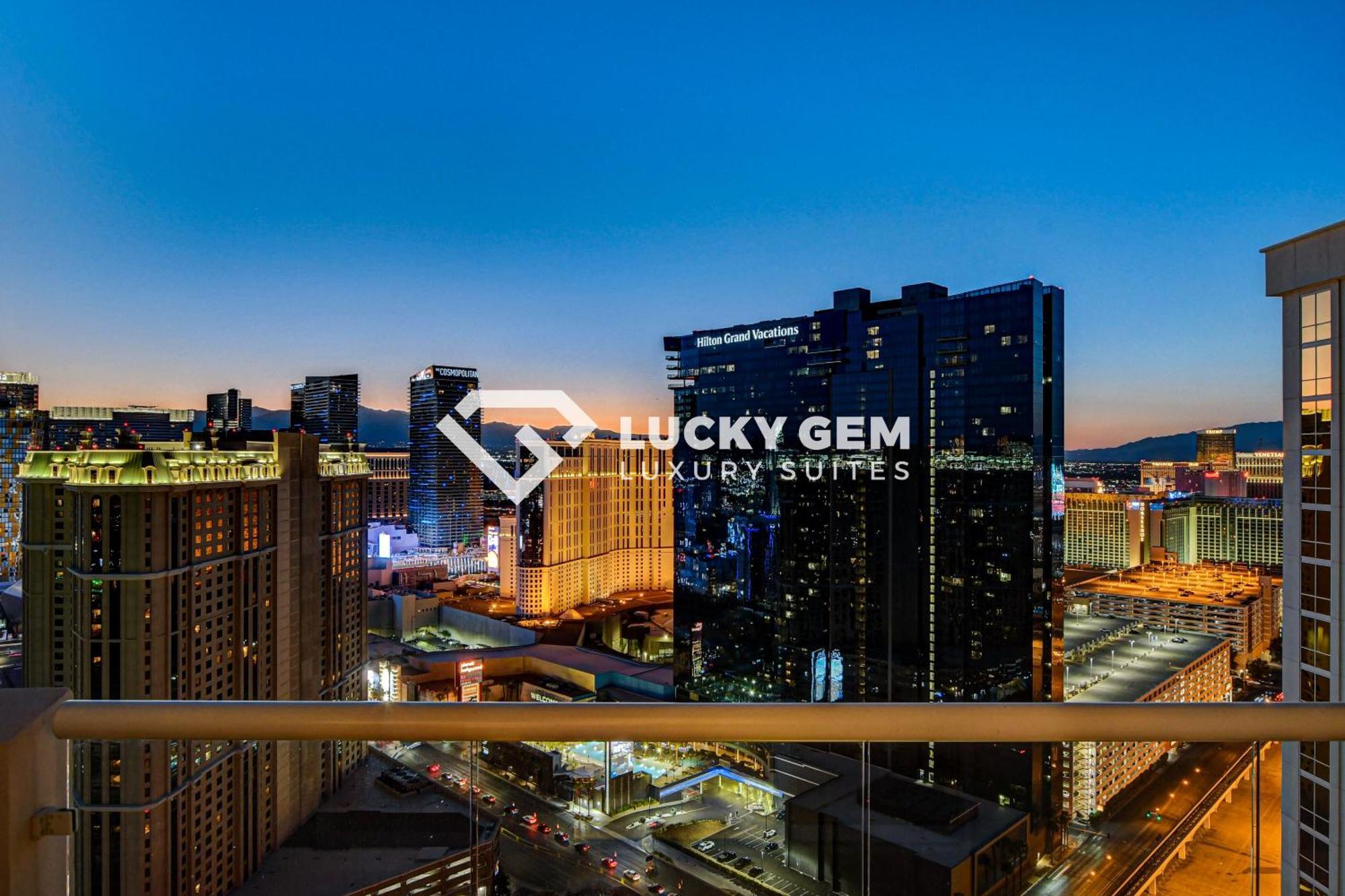 Lucky Gem Penthouse & Luxury Suites At Signature Resort, Balcony Strip View 3505 Las Vegas Exteriör bild