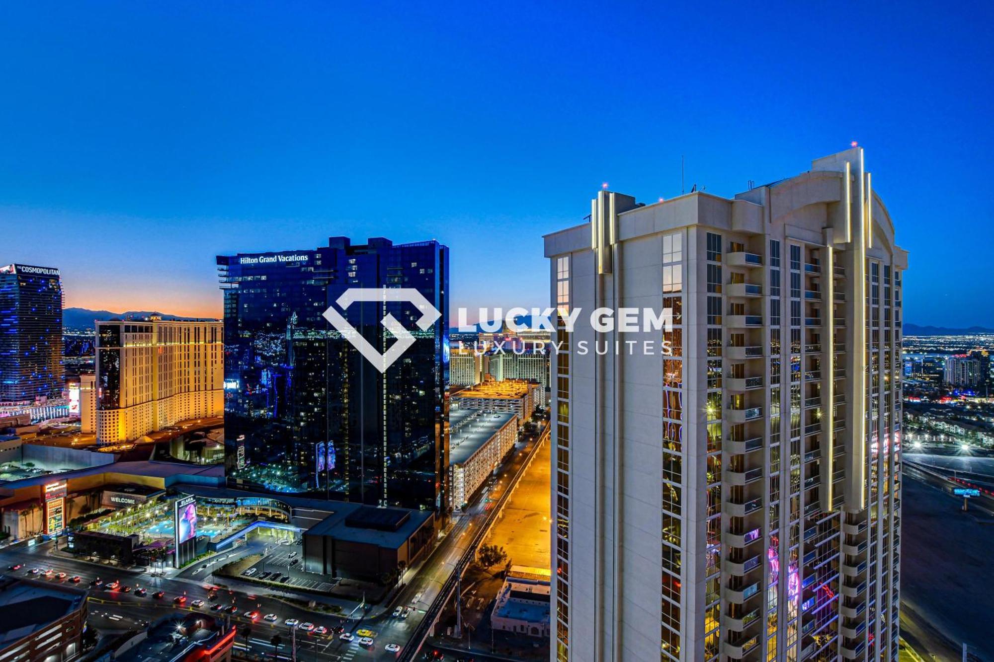 Lucky Gem Penthouse & Luxury Suites At Signature Resort, Balcony Strip View 3505 Las Vegas Exteriör bild